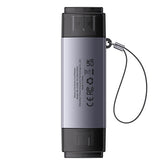 Baseus Lite Series USB-A & Type-C to SD/TF Card Reader -Dark Gray